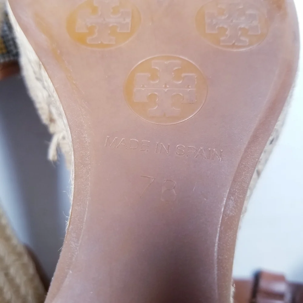 Tory Burch‎ | Florian Wedge Platform Sandals size 7